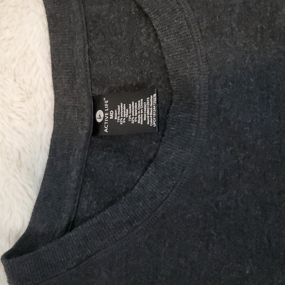 Active Life Sweatshirt Charcoal Gray M - Picture 5 of 9